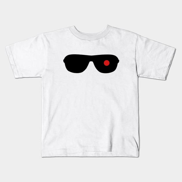 Terminator Glasses Kids T-Shirt by AnotherOne